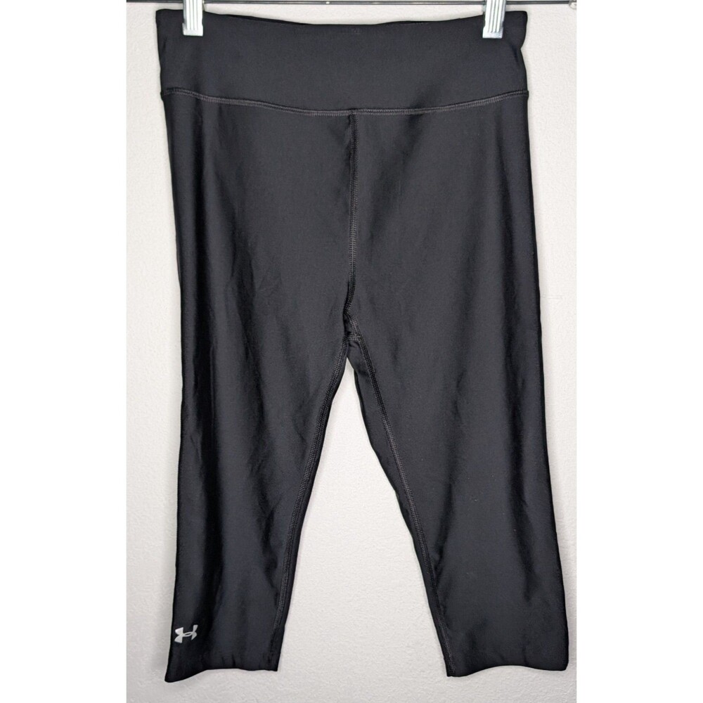 UNDER ARMOUR Women HeatGear Armour Compression Leggings Black Small (25x15) (997